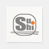 Serviettes en papier sushi (Devant)