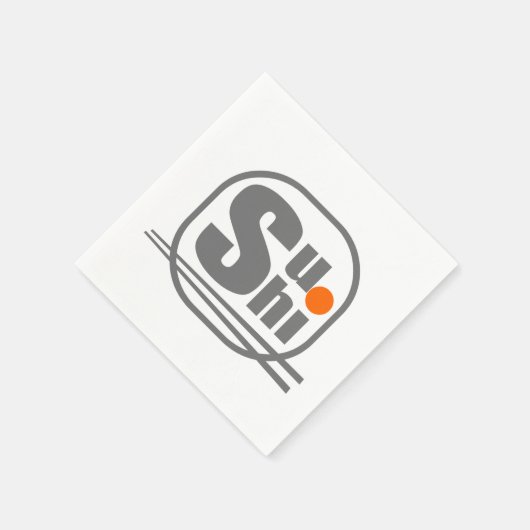 Serviettes en papier sushi (Coin)
