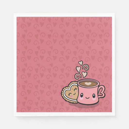 Serviettes en papier Sweet Traitements (Devant)