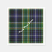 Serviettes en papier tartan MacKellar (Devant)