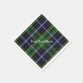 Serviettes en papier tartan MacKellar (Coin)