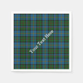 Serviettes en papier tartan MacLeod (Devant)