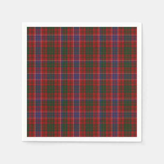 Serviettes en papier tartan MacRae (Devant)