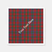 Serviettes en papier tartan Sinclair (Devant)