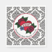 Serviettes en papier Tatouage Maman Vintage (Devant)