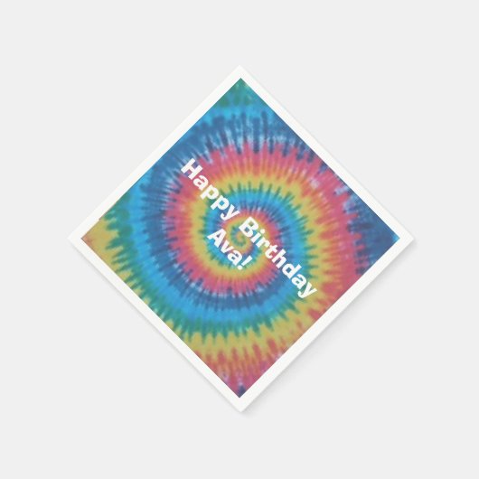 Serviettes en papier teint (Coin)