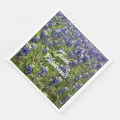 Serviettes en papier Texas Bluebonnet | Fleur de l (Coin)