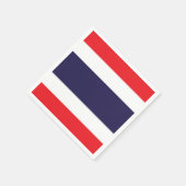 Serviettes en papier Thaïlande, drapeau thaï parti (Coin)