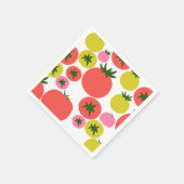 Serviettes en papier tomate (Coin)