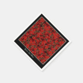 Serviettes en papier tomates - Personnalisation fa (Coin)