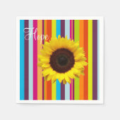 Serviettes en papier tournesol (Devant)