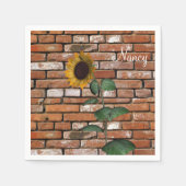 Serviettes en papier tournesol (Devant)