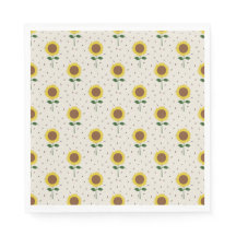 Serviettes en papier Tournesol