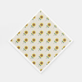 Serviettes en papier Tournesol (Coin)