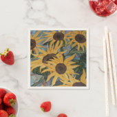 Serviettes en papier tournesol (En situation)