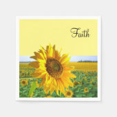 Serviettes en papier tournesol (Devant)