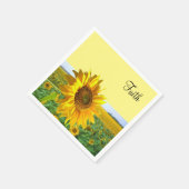 Serviettes en papier tournesol (Coin)