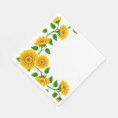 Serviettes en papier tournesol (Coin)