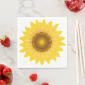 Serviettes en papier tournesol (En situation)