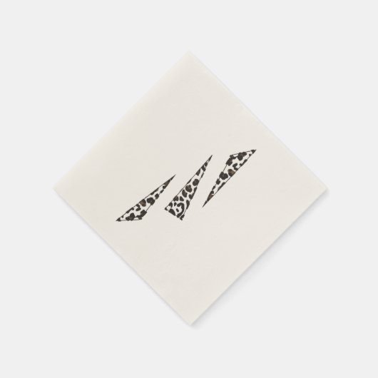 Serviettes en papier triangles tachetées (Coin)