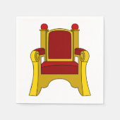 Serviettes en papier trône (Devant)