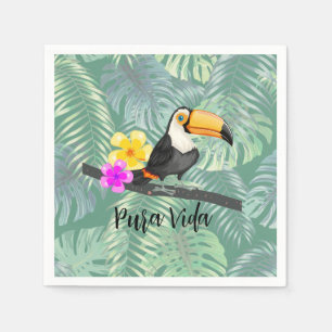 Serviettes en papier Tropical Toucan Pura Vida
