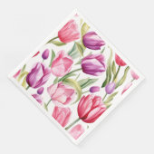 Serviettes en papier Tulipes (Coin)