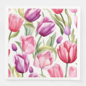 Serviettes en papier Tulipes (Devant)