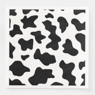 serviettes en papier vache meuglant