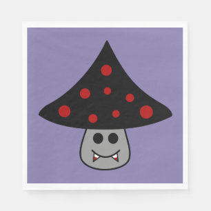 Serviettes en papier vampire de champignons
