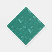 Serviettes en papier vert Augusta Golf (Coin)