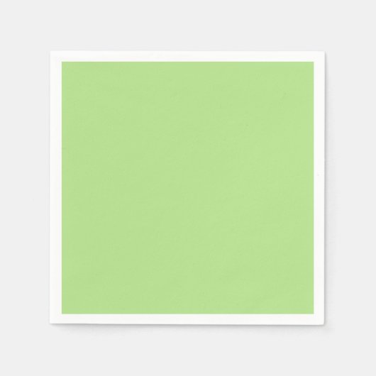 Serviettes en papier vert Kiwi (Devant)