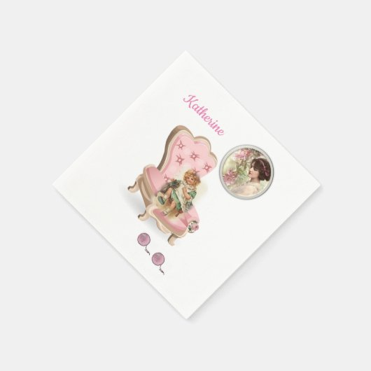 Serviettes en papier victorien (Coin)