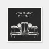 Serviettes en papier vintage (Devant)