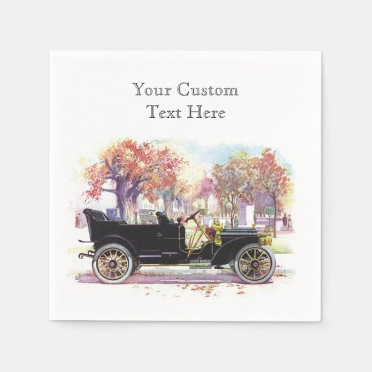 Serviettes en papier vintage (Devant)