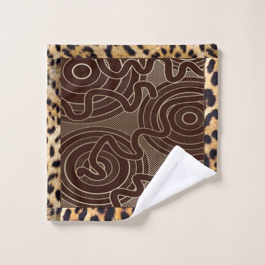 "Serviettes en Patchwork Savannah" : (Gant de toilette)