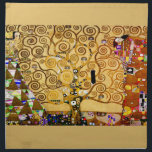 Serviettes En Tissus Arbre de vie Gustav Klimt Nouveau<br><div class="desc">L'arbre de vie (1909) est une belle peinture du peintre sécessionniste de Vienne Gustav Klimt. Connu pour la peinture avec de l'or pur,  son art est vibrant et amusant. Les branches de l'Arbre de la Vie se courbent vers les cieux.</div>