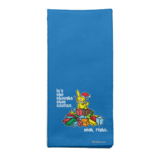 Serviettes En Tissus C'est la pensée qui compte