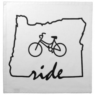 Serviettes En Tissus Ride Oregon (Cyclisme)