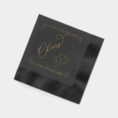 Serviettes estampées à la feuille (Gauche)