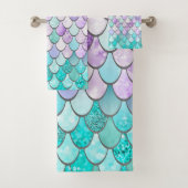 Serviettes et linge de maison Pastel Mermaid (En situation)
