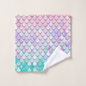 Serviettes et linge de maison Pastel Mermaid (Gant de toilette)