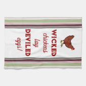 Serviettes et poulets chauds Serviette de cuisine (Horizontal)