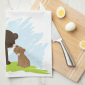 Serviettes faites sur commande de cuisine et de (Quart Plié)