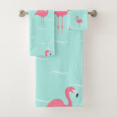 Serviettes flamands roses (En situation)