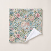 Serviettes Florales Douces Accent de Bain Rococo T (Gant de toilette)
