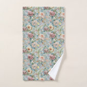 Serviettes Florales Romantiques Rococo Pastel Touc (Serviette à main)