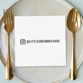 Serviettes Instagram | Vos serviettes en papier In