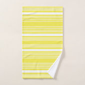 Serviettes Jaune et Blanche (Serviette à main)