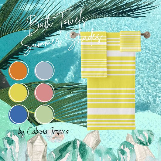 Serviettes Jaune et Blanche